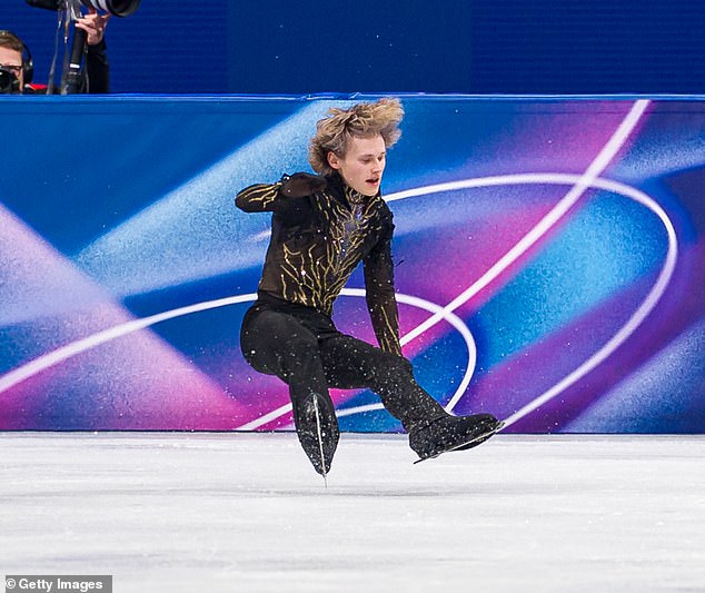 Malinin Had To Pull Out Of Two Of His Quad Jump Attempts And Fell Twice In His Performance