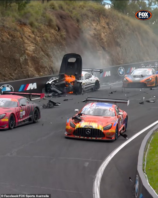 Johannes Zelger¿S #79 Porsche And The #14 Aston Martin Made Contact At A Blind Spot