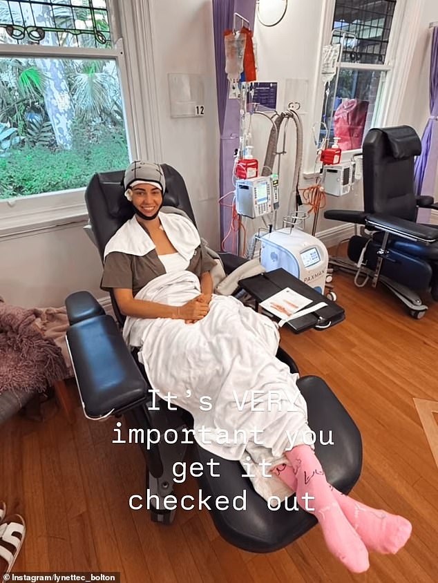 Bolton Has Also Urged Others To Ensure They Get Checked After Revealing She Had Found A Lump While She Was In The Shower