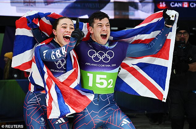 Their Stunning Victory By 0.17 Seconds Sparked Wild Scenes At The Cortina Sliding Centre