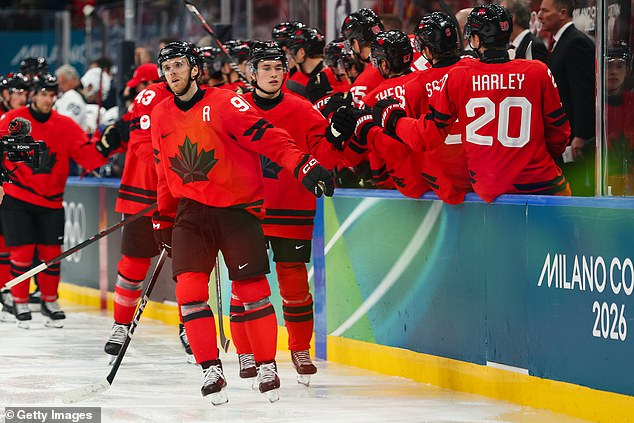 Canada, Who Are Heavy Favorites For A Gold Medal, Demolished The French Team 10-2