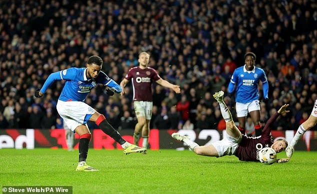 Much-Maligned Striker Chermiti Lashes Home His Third Goal To Ease The Home Crowd's Nerves