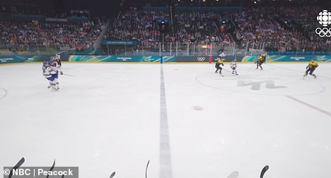 The Pair (Far Left) Skated Into One Another At High Speed During A Us Power Play