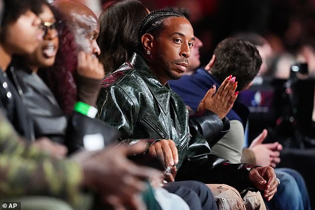 Ludacris Was Among The Famous Faces That Packed The Stands Inside The Intuit Dome