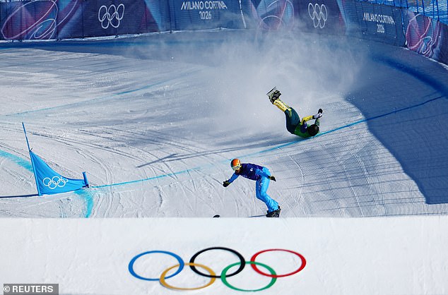 Lambert Crashed During The Mixed Team Event, Which Cost Baff Another Medal At The Winter Olympics