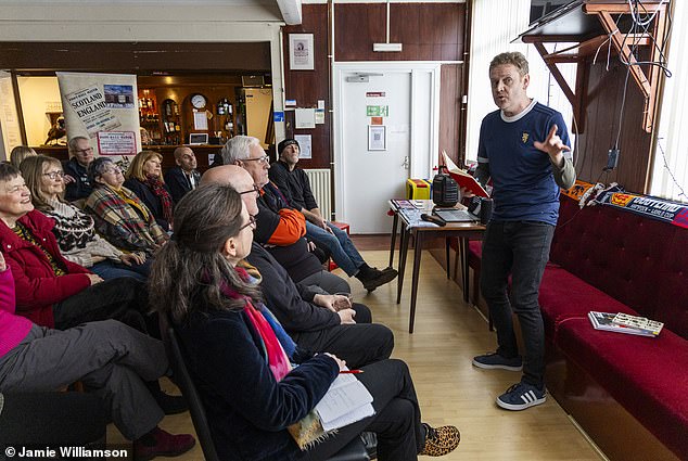 Former Dumbarton Poet Stephen Watt Recites His Footballing Odes To The Assembled Crowd