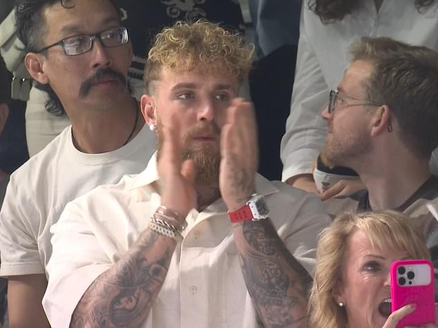 Jake Paul And Mother Pam Cheer Leerdam On From The Stands In Italy For Sunday's Race