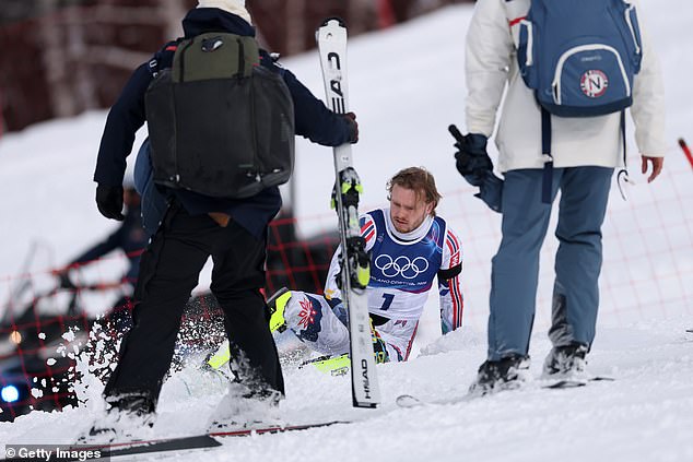 Mcgrath Was Leading By 0.59 Seconds And Looked On Course For The Gold Medal Before His Fall