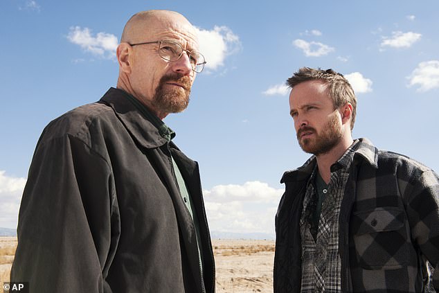 Bryan Cranston Playing Walter White From Breaking Bad (Left) And Aaron Paul As Jesse Pinkman. Despite His Box Office Standing, Cranston Could Not Have Been Kinder When Signing Autographs For Fans After A Recent West End Performance