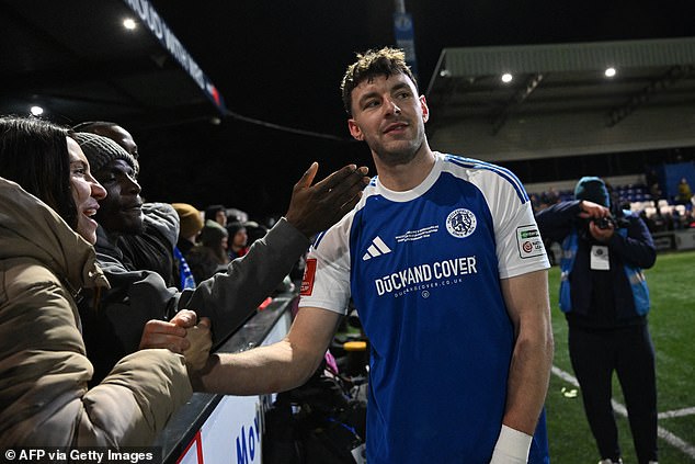 Sam Heathcote (Left) Was The Unfortunate Soul To Score An Own Goal After 70 Minutes