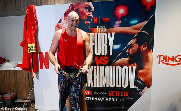 Daily Mail Sport Was Given Exclusive Access To Fury Before The Press Conference On Monday