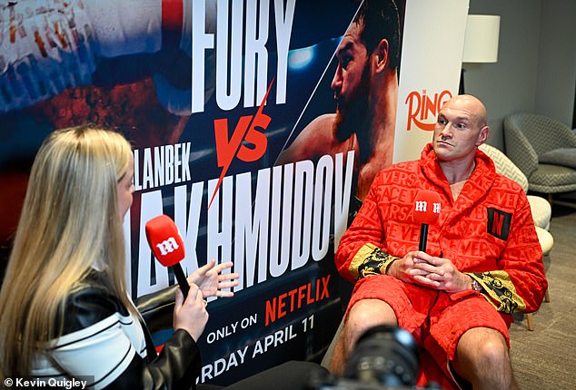 Fury Sat Down With Daily Mail Sport's Charlotte Daly Ahead Of His Return Against Arslanbek Makhmudov