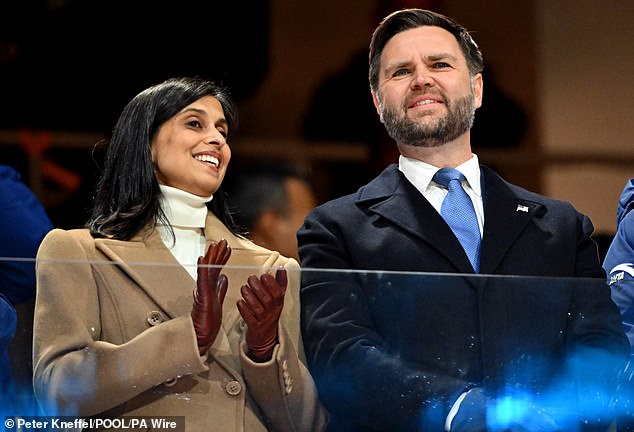 Jd Vance And His Wife Usha Vance Were Jeered During The Opening Ceremony On February 6