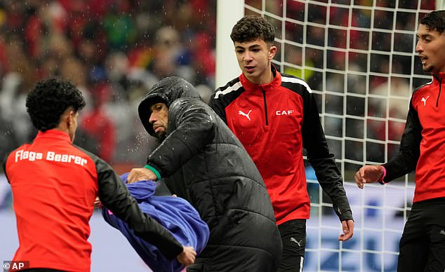 Morocco Have Been Fined For The Behaviour Of Their Ball Boys, Who Tried To Take The Towel From The Senegal Back-Up Goalkeeper In Ugly Scenes In The Rain