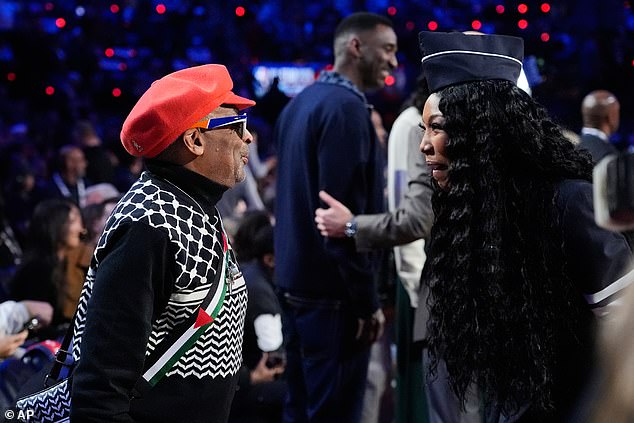 The Hollywood Director And Academy Award Winner Wore A Keffiyeh-Patterned Sweater