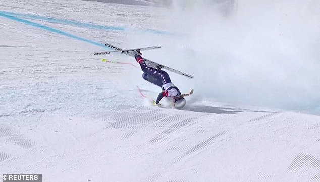 The Skiing Legend Suffered A Complex Tibia Fracture When She Crashed In The Women's Downhill