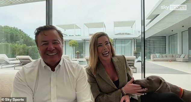 Their Dog Casper Then Gatecrashed The Interview And Hilariously Chewed Carolyn's Blazer