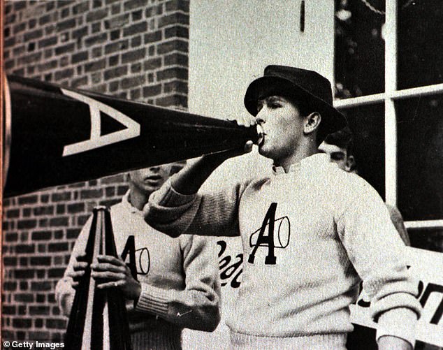 George W. Bush Was A Cheerleader At Phillips Andover Before Moving On To Yale