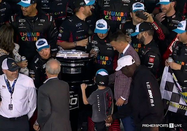 The Nba Icon Has Been Criticized For The Way He Celebrated His Team's Daytona 500 Victory