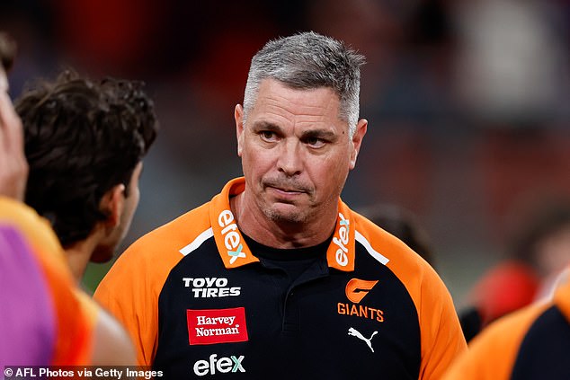 During The Round 20 Match, Kingsley's Side Had Gone Into The Sheds At Half-Time Trailing By 28 Points. The Coach Subsequently Turned The Hair Dryer Treatment On His Players