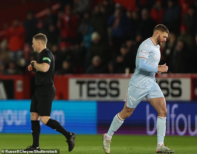 Motherwell's Liam Gordon Was Also Sent Off As The Fir Park Side Were Reduced To Nine Men