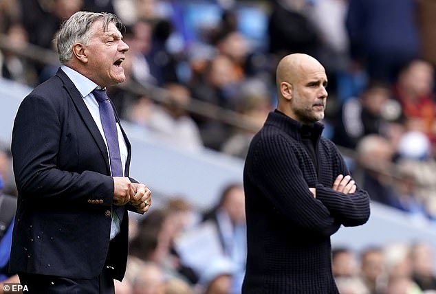 Manchester City Manager Pep Guardiola (Right) Is Another To Heap Praise On Allardyce
