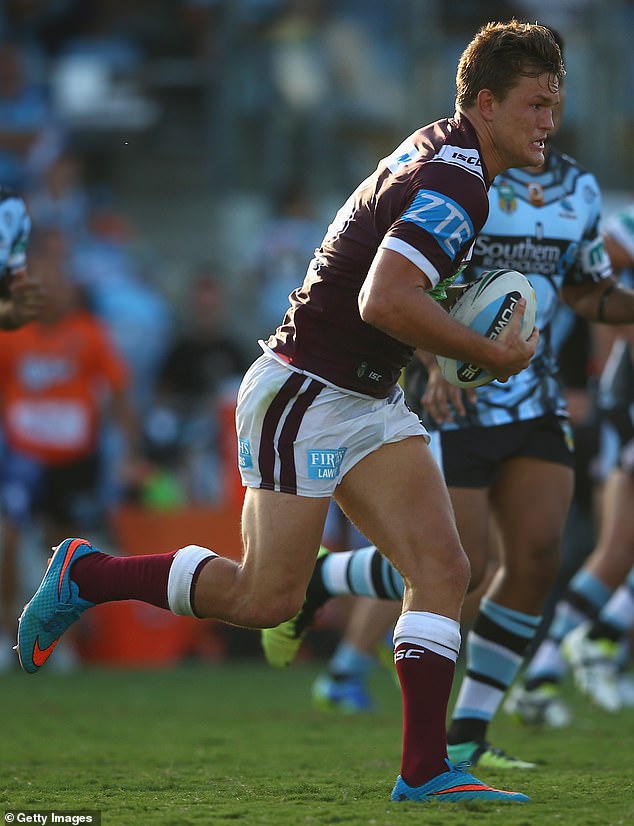 Then A Rising Nrl Prop With The Manly Sea Eagles (Pictured), Knight Was Arrested For High-Range Drink-Driving In March Of 2016