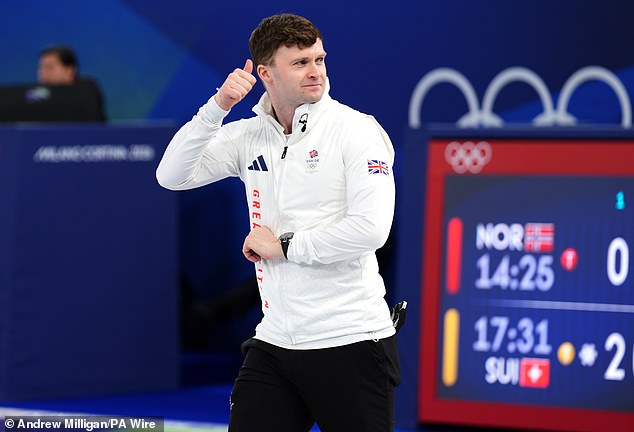 The Broadcaster Had Been Airing Live Action From The Tournament In Northern Italy, Including Confirmation That Team Gb Had Secured A Place In The Semi-Finals Of The Men’s Curling Event