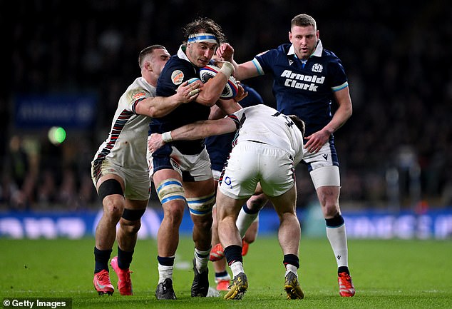 Jamie Ritchie (Left) Was One Of Three Scotland Players Who Picked Up A Serious Injury In Their Calcutta Cup Win Over England