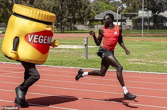 The Sprint Sensation (Pictured) Has Recently Teamed Up With Vegemite