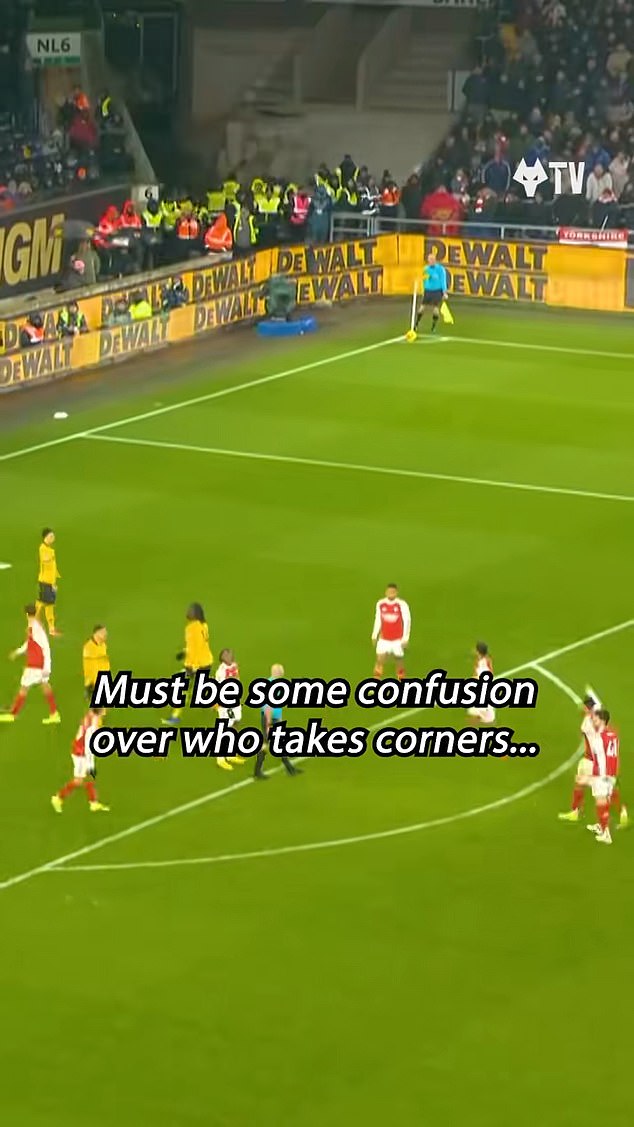 Wolves' Social Media Team Posted A Series Of Clips On Tiktok Poking Fun At Arsenal's Tactics