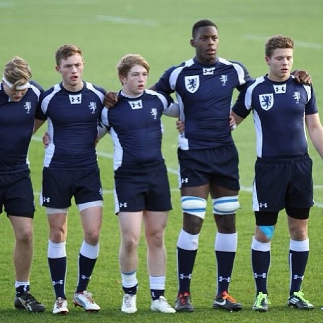 Itoje In His Harrow School Days, When He Was Already Breaking Into The Saracens First Team