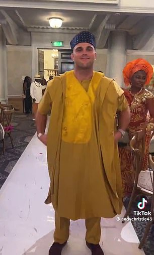 England And Saracens Team-Mate Ben Earl Wore Traditional Urhobo Dress To Reflect Itoje’s Family Tribe