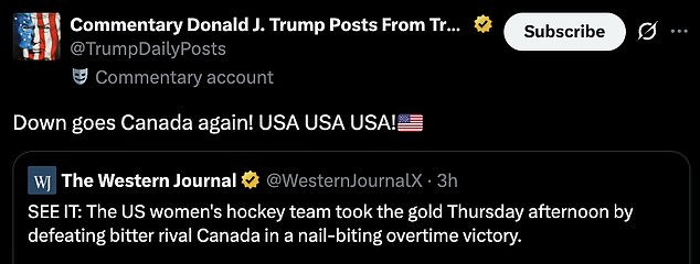 President Donald Trump Delighted In Seeing Canada Fall To The United States 'Again'