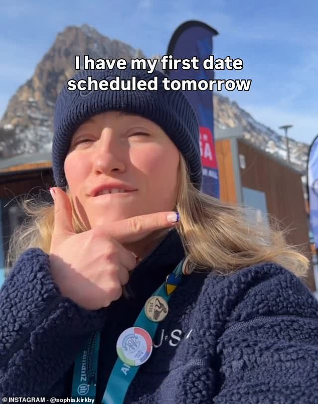 Kirkby Says She Went On Five Dates Throughout Her Time In The Olympic Village In Cortina