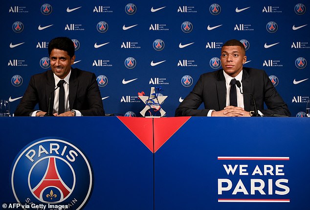 Psg Had Argued That Mbappe (Pictured In 2022 Alongside Ceo Nasser Al-Khelaifi) Acted Disloyally By Concealing For Nearly A Year His Intention Not To Renew His Contract But Ended Up Having To Pay Him £52.5Million