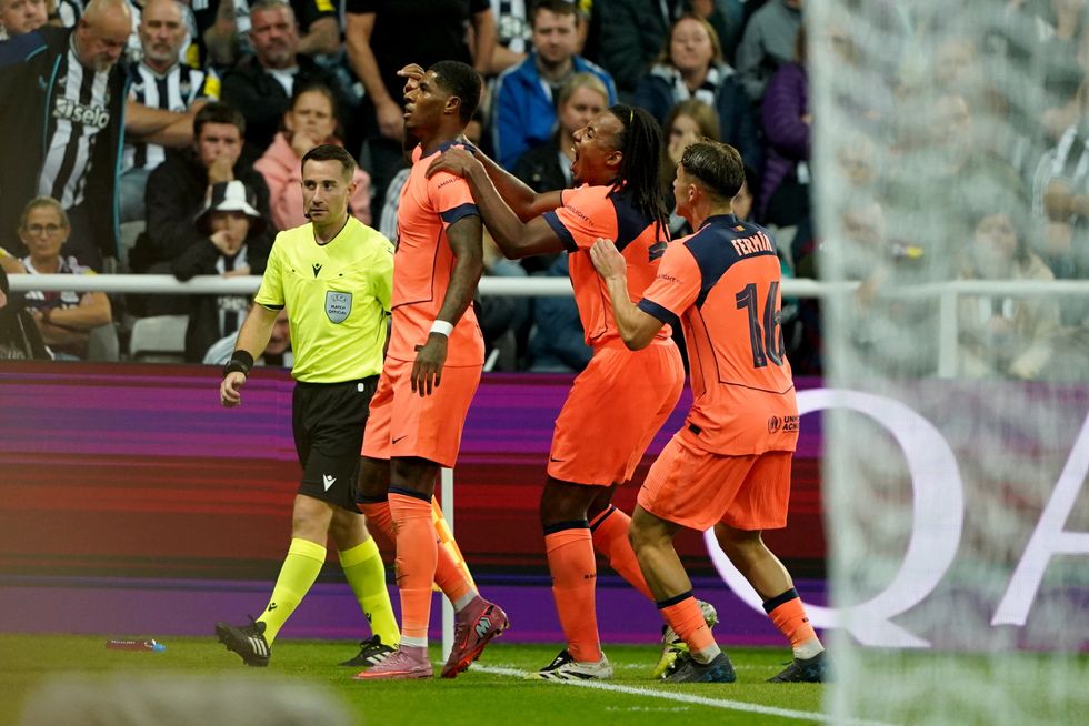 Marcus Rashford Barcelona Newcastle