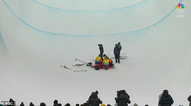 Medics Rushed To His Aid As Anxious Crowds Watched On Waiting To See If He Was Okay