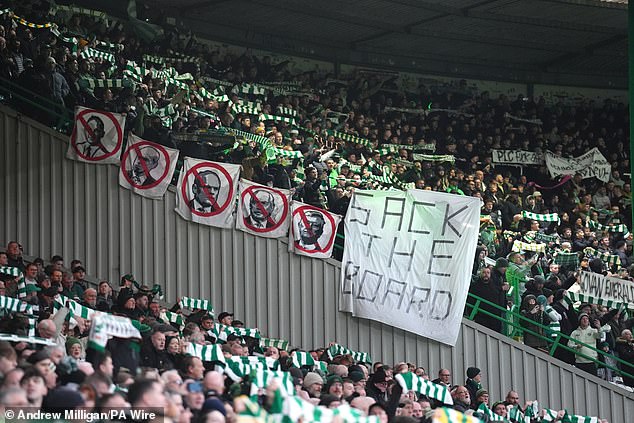 Supporters Protesting Against The Board Has Become The Central Theme Of Celtic's Season