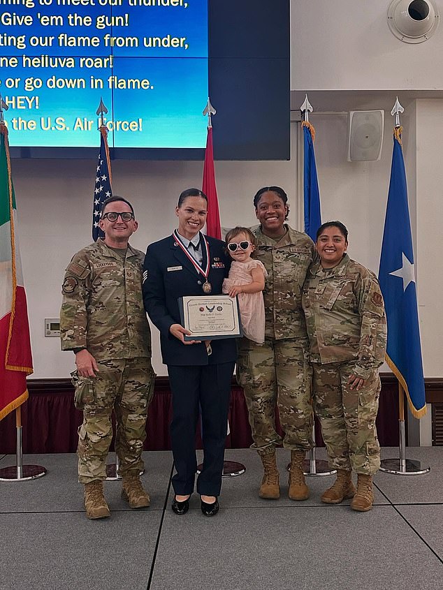 Curtis (Second Left) Finished 12Th In Skeleton And Serves In The U.s. Air Force Through The World Class Athlete Program