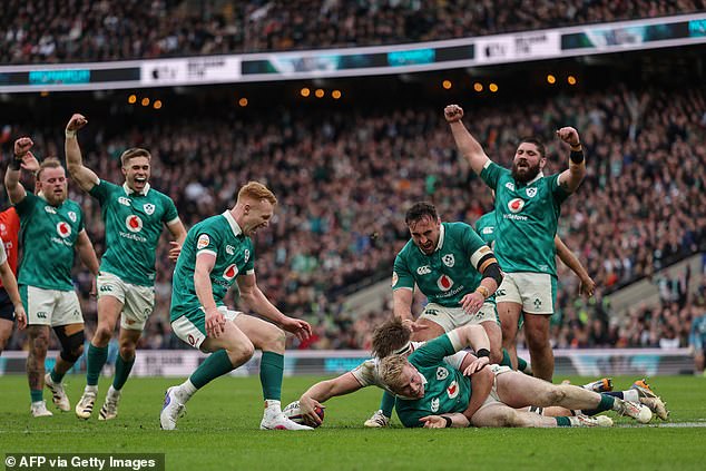 Ireland Had The Measure Of Their Opponents As England Committed Error Upon Error