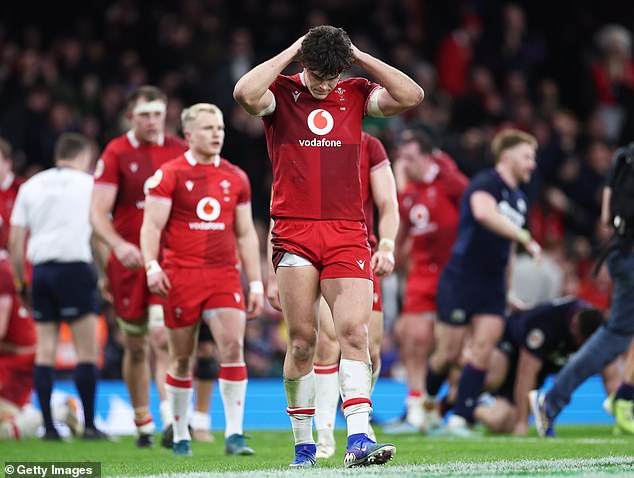 Wales Are Dejected As George Turner Touches Down To Put Scotland Ahead Late On
