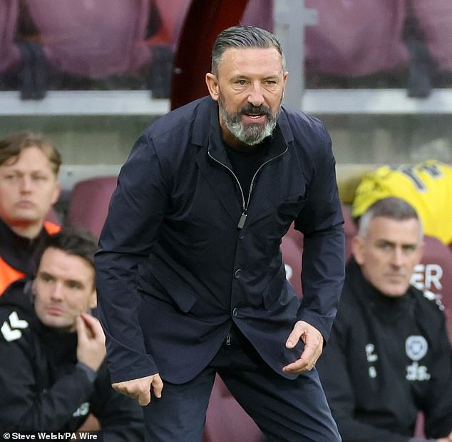 Hearts Boss Derek Mcinnes Feels The Tension As He Watches His Side Go Five Points Clear
