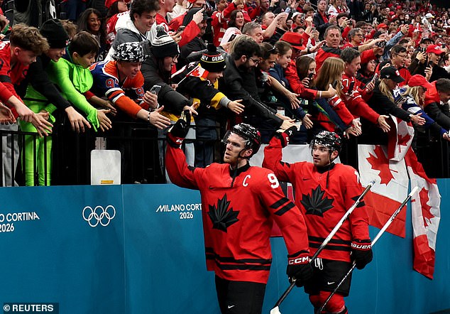 Connor Mcdavid And Nick Suzuki Thank Fans On Their Way Off The Ice After Thursday's Win