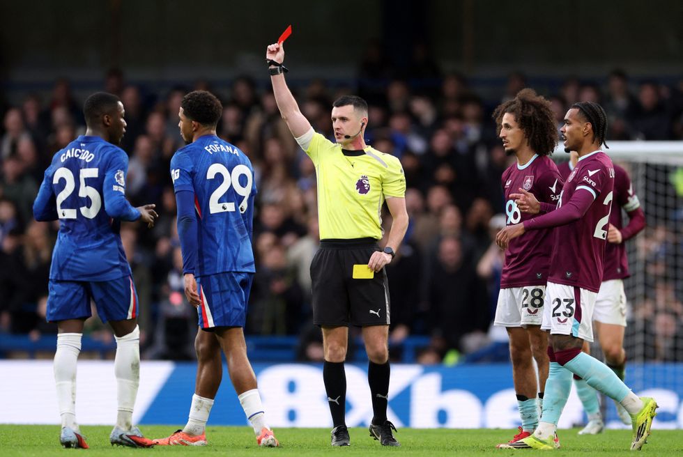 Chelsea Star Wesley Fofana Was Sent Off, Giving Burnley The Impetus To Take Control Of The Match