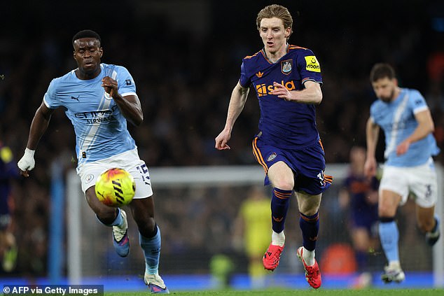 City Showed Their Fallacies, And How Opposition Can Get At Them, When Anthony Gordon Scampered Away From Guehi On The Break