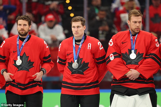 Canada Star Nathan Mackinnon Looked Gutted After The Overtime Loss In The Gold Medal Game