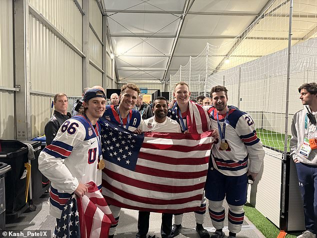 Patel Took Pictures With A Number Of Players After They Secured Olympic Glory In Milan