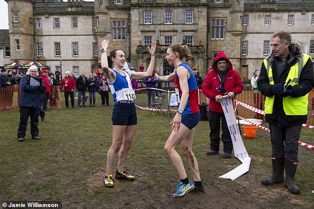 Muir Congratulates Her Fellow Competitors After An Entertaining Day At Callendar Park