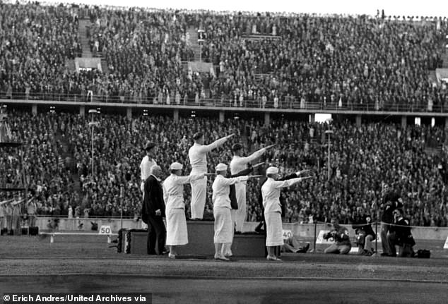 Athletes Salute At The 1936 Olympics In Germany - With The 100-Year Anniversary Coming Up